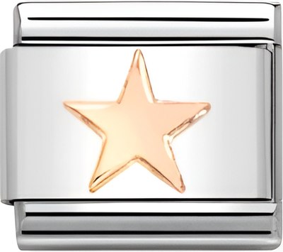 Звено для браслета NominatioN Золотое звезда 430104/42 - 