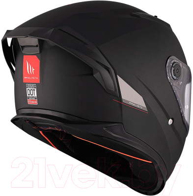 Изображение товара Мотошлем MT Helmets Braker SV Solid (XL, матовый черный)