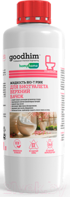 Жидкость для биотуалета GoodHim Bio-T Pink / 58725 (1л)