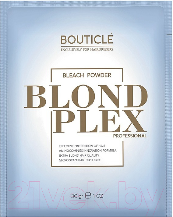 Порошок для осветления волос Bouticle Blond Plex Powder Bleach с аминокомплексом