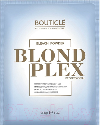 Порошок для осветления волос Bouticle Blond Plex Powder Bleach с аминокомплексом (12x30г)