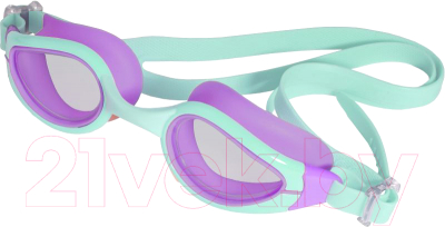Очки для плавания Atemi KIDS Advanced Workout / KAW1MP (ментолово-фиолетовый)