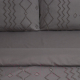 Миниатюра изображения товара Комплект постельного белья Love Life Tufting. Орнамент Евро / 10323105 (серый)