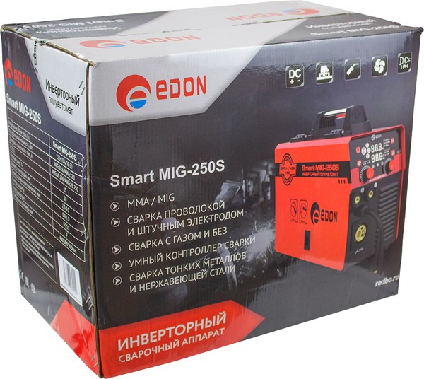 Полуавтомат сварочный Edon Smart MIG-250S