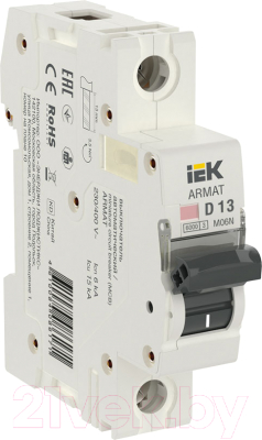 Выключатель автоматический IEK AR-M06N-1-D013