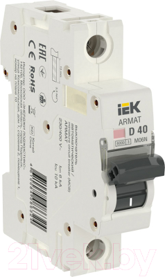 Выключатель автоматический IEK AR-M06N-1-D040