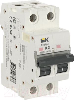 Выключатель автоматический IEK AR-M06N-2-D003