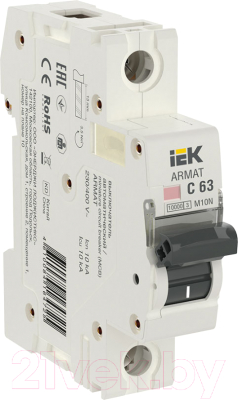 Выключатель автоматический IEK AR-M10N-1-C063