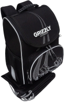 Школьный рюкзак Grizzly RAm-485-8 (черный) - 