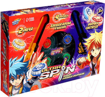 Изображение товара Игровой набор Woow Toys Волчки Ultra Spin. Сражение гладиаторов cx5003 / 10174819