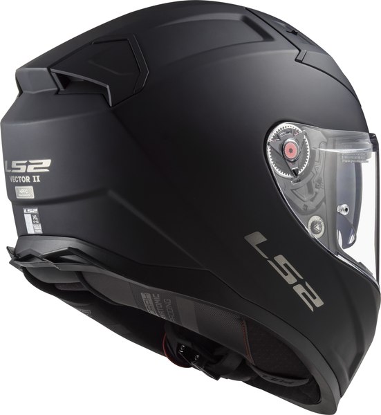 Мотошлем LS2 FF811 Vector II Solid (XL, черный матовый)