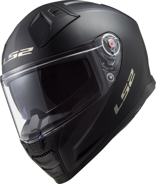 Мотошлем LS2 FF811 Vector II Solid (XL, черный матовый)