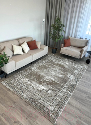 Ковер Radjab Carpet Анталия Прямоугольник RS24A / 9158RK (2.4x3.4, Dark Vizon/Vizon)