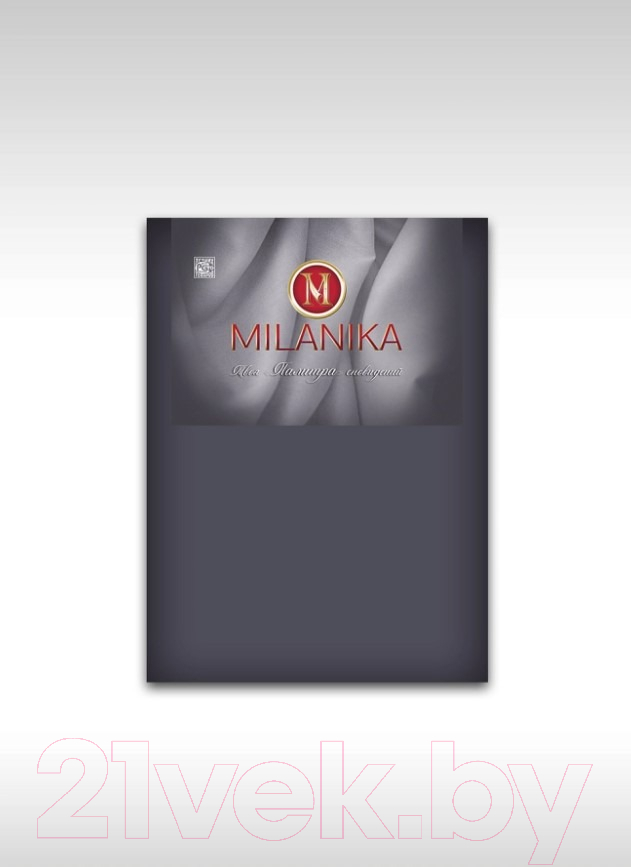 Простыня Milanika Грэй на резинке 140x200x20 (поплин г/к) — фото 2
