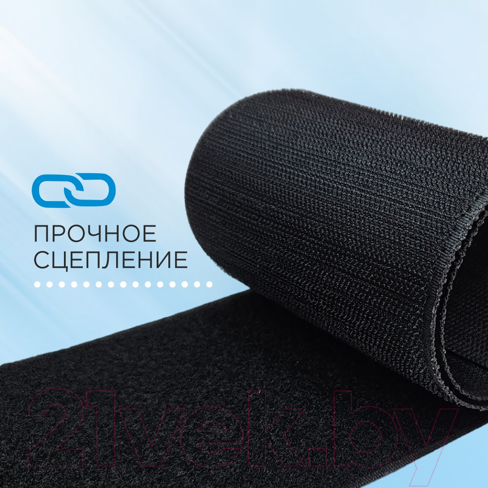 Застежки-липучки для шитья Sentex 100мм ЛК 100 (5м, черный) — фото 5