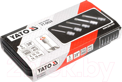 Набор головок слесарных Yato YT-0624