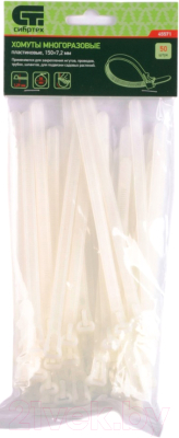 Изображение товара Стяжка для кабеля СибрТех 45571 (50шт)