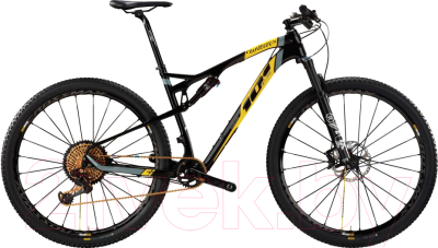 Велосипед Wilier 01FX'18 Sram Eagle XX1 1x12 Fox 32 SC CrossMax Pro / E823EFCR (XL, черный/желтый)