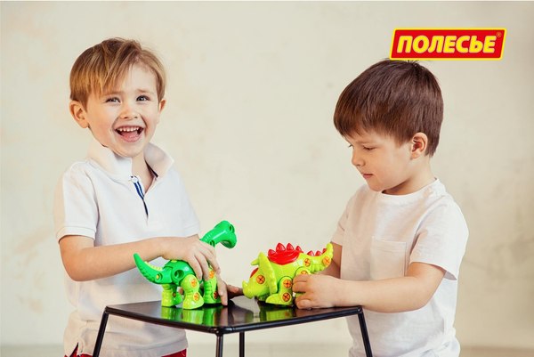 Игрушка-конструктор Полесье Трицератопс / 76717 (32эл)
