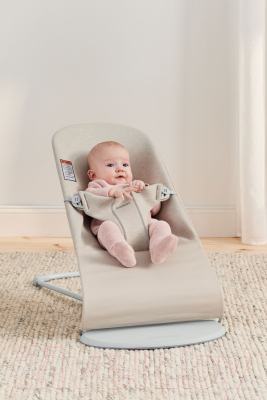 Детский шезлонг BabyBjorn Bliss 3D Jersey 0061.87 (Light Beige)
