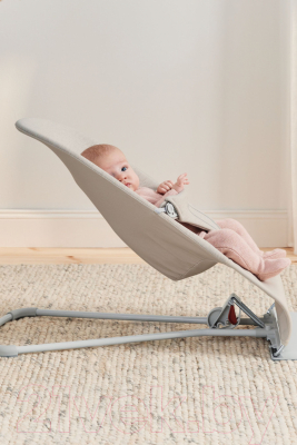 Детский шезлонг BabyBjorn Bliss 3D Jersey 0061.87 (Light Beige)