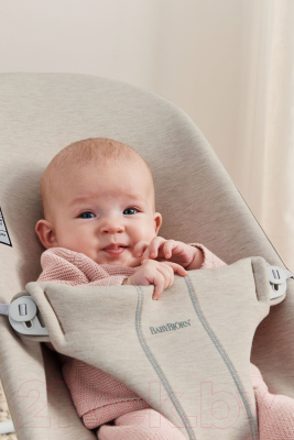 Детский шезлонг BabyBjorn Bliss 3D Jersey 0061.87 (Light Beige)