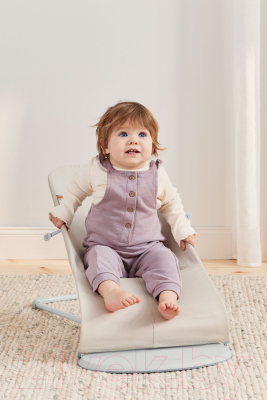Детский шезлонг BabyBjorn Bliss 3D Jersey 0061.87 (Light Beige)
