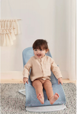 Детский шезлонг BabyBjorn Balance Mesh 0051.43 (Sky Blue)