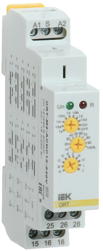 Реле времени IEK ORT-M2-ACDC12-240V