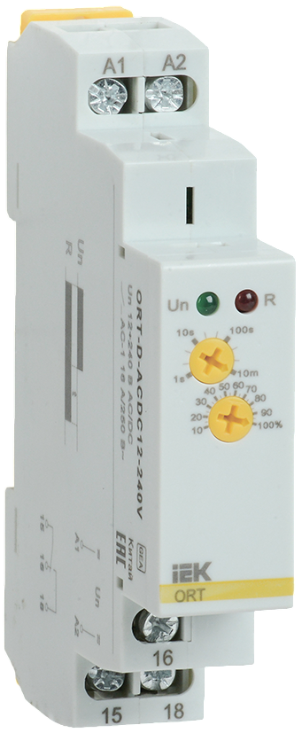 Реле времени IEK ORT-D-ACDC12-240V
