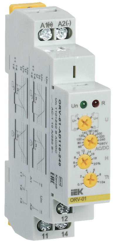 Реле напряжения IEK ORV-01-AD110-240