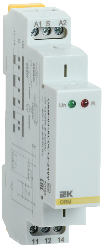 Реле импульсное IEK ORM-01-ACDC12-240V