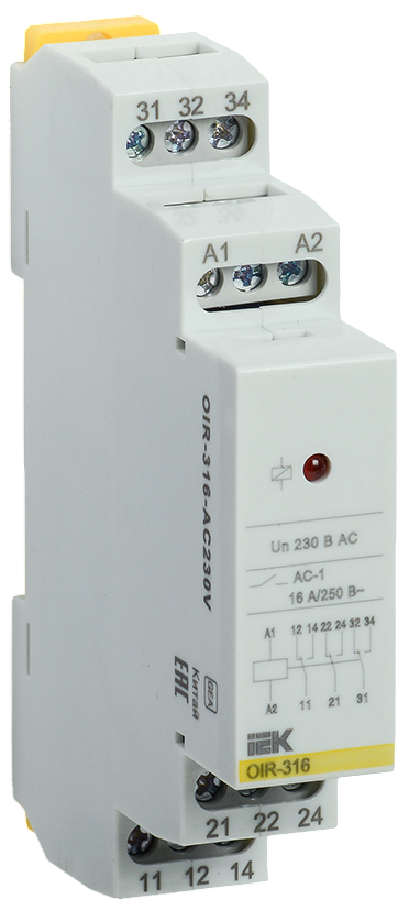 Реле промежуточное IEK OIR-316-AC230V