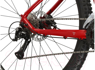 Велосипед Kross Hexagon 4.0 M 29 L red_sil g / KRHE4Z29X18M007626