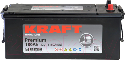 Автомобильный аккумулятор KrafT Premium Евро / 195G51R