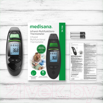 Инфракрасный термометр Medisana TM 750 (черный)