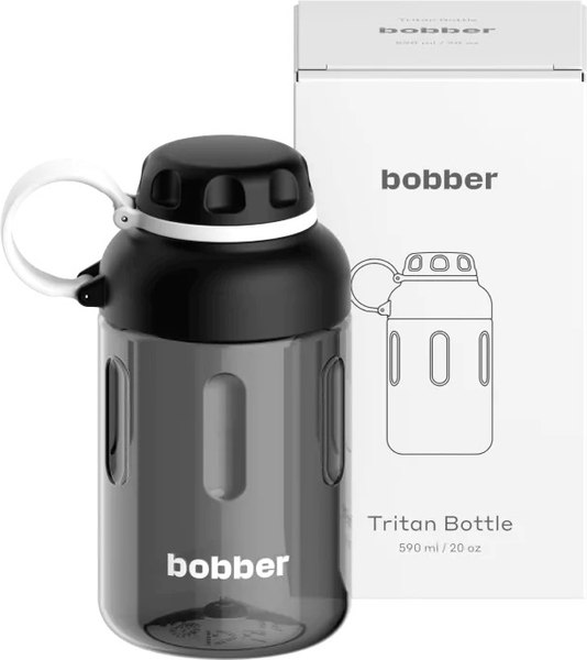 Бутылка для воды Bobber Tritan Bottle-590 Black Coffee (черный)