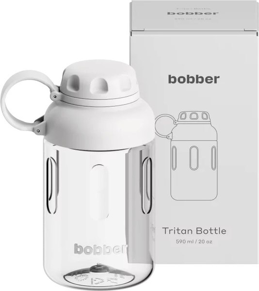 Бутылка для воды Bobber Tritan Bottle-590 Sand (серый)