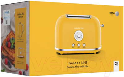 Тостер Galaxy Line GL 2915 (банановый пунш)