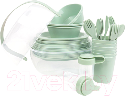 Набор пластиковой посуды Darvish DV-H-2037A