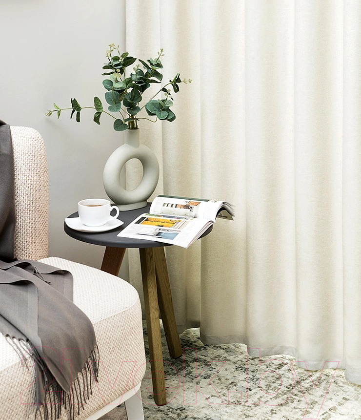 Штора LEGRAND Левис 180x260 / 58125990 (экрю)