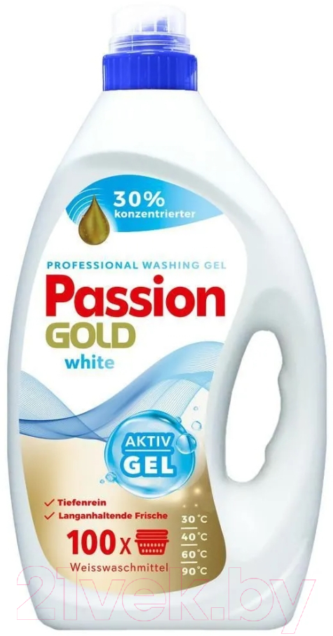 Гель для стирки Passion Gold Для белого белья (4л)