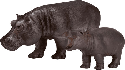 

Набор фигурок коллекционных, Детеныш и самка бегемота / AMW-3