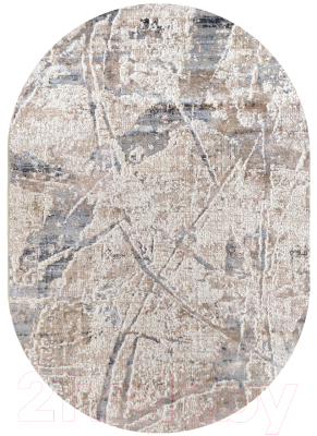 Коврик Kartal Afina PT67A-LIGHT-BEIGE-OVAL (0.8x1.5)