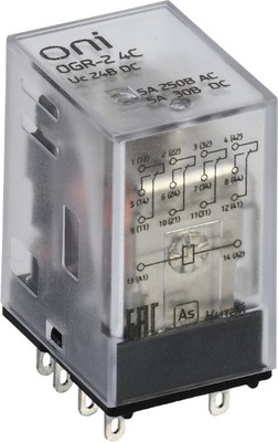 

Реле промежуточное, OGR-2-4C-DC24V