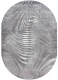 Ковер Kartal Afina TU85C-SHRNIK-GRAY-OVAL (2x3) - 