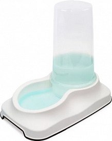 Поилка механическая для животных Pet Plast'art PT-200-W (1.5л, белый)