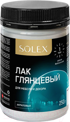 Лак Solex Для мебели глянцевый (250г)