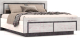Каркас кровати Мебель-КМК 1600 Ривьера 1 КМК 0970.8 (бетон пайн светлый/бетон спаркс 861/канадский дуб арктик) - 