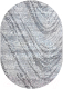 Коврик Sahan Antik 5834B-S.L.GREY-P.D.BLUE-OVAL (0.8x1.5) - 
